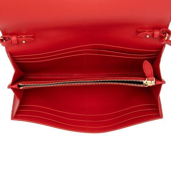 Burberry Embossed Leather Henley Crossbody - Picture 7 of 12